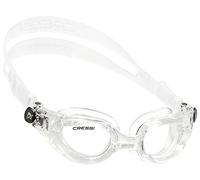 Cressi Right Occhialini Professionali da Nuoto Anti Fog, Antigraffio, Anti UV, Trasparente/Lenti Chiare