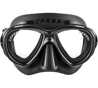 Cressi Samoa Mask - Maschera Immersioni e Snorkeling, Nero/Nero, Taglia Unica, Unisex Adulto