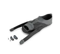 Cressi Gara Modular Turbo Foot Pocket, Scarpetta Pinne Modular Turbo, Unisex Adulto, Nero/Grigio, 38/39