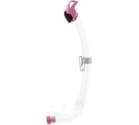 CRESSI Seal, Tubo Snorkel Dry Dotato di Innovativo Sistema a Celle Chiuse, Ideale per Immersioni Apnea e Snorkeling Unisex Adulto, Trasparente/Rosa, Unica