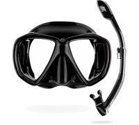 Cressi Set Ranger & Dry - High-quality Snorkel Set for Adults, Mask and Snorkel in Practical Case
