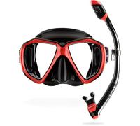 Cressi Set Ranger & Dry - High-quality Snorkel Set for Adults, Mask and Snorkel in Practical Case
