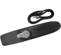 Cressi Fodero completo di Cinturini per Coltello Subacqueo, Unisex - Adulto, Nero