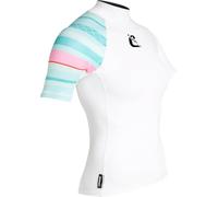 Cressi Shield Lady Rash Guard Short/SL White/Aquamarine 2XS/0