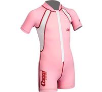 Cressi Shorty Kid - Muta Shorty per Bambini in Neoprene Ultra Stretch 1.5/2mm, Maniche Corte, M (3 Anni), Rosa/Bianco