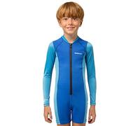 Cressi Shorty Kid - Muta Shorty per Bambini in Neoprene Ultra Stretch 1.5/2mm, Maniche Lunghe, M (3 Anni), Blu/Azzurro