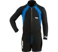 Cressi Shorty Kid - Muta Shorty per Bambini in Neoprene Ultra Stretch 1.5/2mm, Maniche Lunghe, S (2 Anni), Nero/Blu