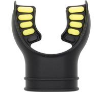 Cressi Silicone Mouthpiece 2 Tone Black/Yellow - Boccaglio per Erogatore in Puro Silicone Ipoallergenico, Bicolor Nero/Giallo, Taglia Unica, Unisex