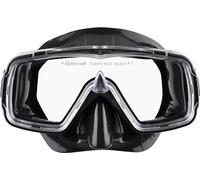 Cressi Sirena, Maschera Subacquea Unisex Adulto, Nero/Trasparente, Taglia unica