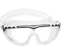Cressi Skylight Swim Goggles, Occhialini Premium Per Nuoto Piscina Triathlon E Sport Acquatici Unisex Adulto, Trasparente/Bianco/Nero, Taglia unica