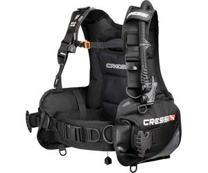 Cressi Solid Plus BCD L - Giubbotto Equilibratore Idrostatico ad Assetto Variabile per Immersioni (BCD/GAV), Struttura Classica, Nero, L, Unisex