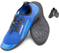 Cressi Sonar Shoes - Scarpa Sportiva uso Acquatico Realizzata in Tessuto Microforato, Blu/Azzurro, 46 EU, Unisex Adulto
