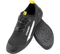 Cressi Sonar Shoes - Scarpa Sportiva Uso Acquatico Realizzata in Tessuto Microforato, Nero/Giallo, 38 EU, Unisex Adulto