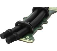 Cressi Standard Band, Coppia Elastici In Linea Per Fucili Pesca Sub Ad Unisex Adulto, Nero, 13x130mm