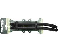 Cressi Standard Band, Coppia Elastici In Linea Per Fucili Pesca Sub Ad Unisex Adulto, Nero, 13x240mm