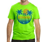 Cressi Summer 76 T-Shirt, Uomo, Neon Verde, S