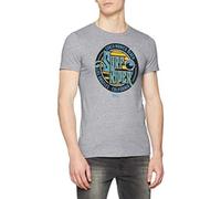 Cressi Surf Rider T-Shirt, Uomo, Grigio Melange, S