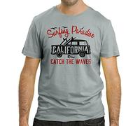 Cressi Surfing Paradise T-shirt, Uomo, Grigio Melange, S
