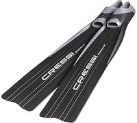 Cressi Tempo Libero reattiva Immersione Pinne | Gara 2000 HF Made in Italy by qualità dal 1946, Black