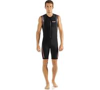 Cressi Termico Man Wetsuit 2 mm, Muta Shorty in Neoprene High Stretch Uomo, Nero/Rosso, S/2