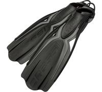 CRESSI Thor EBS Fins - Pinne Professionali per Immersione con Cinturino EBS, XL, Nero/Silver