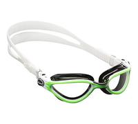 Cressi DE203567 Occhialini da Nuoto, Unisex - Adulto, Nero/Lime, Taglia Unica
