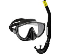 Cressi Tino & Island 2.0, Nero, Set Unisex Adulto