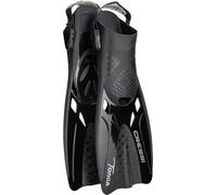 CRESSI Tonga Fins Black/Black L/XL - Pinne Adulti Leggere Corte Regolabili Scarpetta Aperta, Ideali per Snorkeling, Nuoto, Nero/Nero, L/XL
