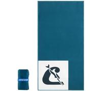 Cressi Towel Microfibre Double Face Vela-Asciugamano Microfibra Telo Piscina Mare Palestra Leggero Morbido Incredibilmente Assorbente Superiore agli Asciugamani Standard-Blu/Blu Navy S (40x80 cm)