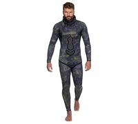 Cressi Lampuga 7+5 Mm Spearfishing Wetsuit Blu M Uomo