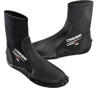 Cressi Ultra Span Boots - Calzari per Immersione in Neoprene 5mm con Suola, Nero Unisex Adulto, XXL