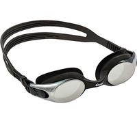 Cressi Velocity Occhialini da Nuoto a Oculari Separati, Lenti Infrangibili Antiappannamento/Antigraffio/Anti UV, Unisex - Adulto, Nero/Specchiato, Taglia Unica