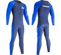 CRESSI Wahoo Man Monopiece Wetsuit Blue/Light Blue 2mm M/3 - Muta Monopezzo Uomo Realizzata in Neoprene Premium 1.5/2mm e Elastan, Perfetta per Attività Acquatiche Varie, Blu/Blu Chiaro, M/3