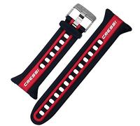 CRESSI Watch Style Band, Cinturino Originale per Computer Sub Stile Orologio Unisex Adulto, Nero/Rosso/Bianco, Taglia Unica