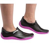 Cressi Water Shoes, Scarpette Sportive Uso Acquatico/Mare/Spiaggia Adulti, Ragazzi e Bambini, Nero/Rosa, 38 EU