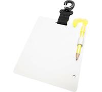 CRESSI Writing Slate 150mmx127mm S, Lavagna da Polso per Comunicare in Immersione Sub Unisex Adulto, Bianco/Nero, 150x127mm