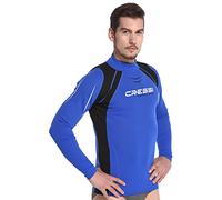Cressi XLW490202, T-Shirt Termica Maniche Lunghe Uomo, Blu, S/2 (48)