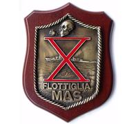 CREST X FLOTTIGLIA MAS ( MILITARE MILITARIA NO ELMETTO )