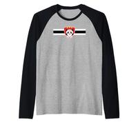 Cresta del Panda della Cina Design dell'icona Cinese Asiatica Maglia con Maniche Raglan
