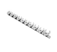 Cresta del piede 10 pezzi set 10 mm a 22 mm Chiave di dado metrica per cricchetto 3/8 pollici