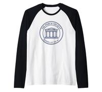 Cresta di filosofia Greca Antica Atene Portico società Maglia con Maniche Raglan