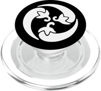 Cresta di peperoncino piccante al peperoncino piccante - Swirl giapponese PopSockets PopGrip per MagSafe