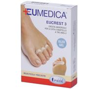 Eumedica CRESTA IN OLEO-GEL UNIVERSALE EUCREST 3 PER DITA A MARTELLO A TRE ANELLI DESTRO S/M
