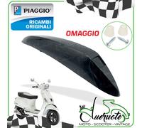 CRESTA PARAFANGO VESPA S NERA FREGIO NERO TARGHETTA ADESIVO ANTERIORE PIAGGIO