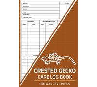 Crested Gecko Care Log Book: Track Feeding, Shedding, Weight, and More | Crested Gecko Husbandry Journal | Pet Reptile Care Record Logbook