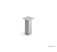 Creta 2 Diritto, Console, Nero Opaco, H 190 MM