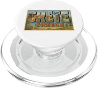 Creta Grecia 50s Vintage Viaggio Souvenir Poster Art Graphic PopSockets PopGrip per MagSafe