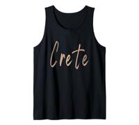 Creta Grecia Design Elegante Vintage Canotta