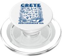 Creta Grecia Mar Mediterraneo Retro Ocean Sealife PopSockets PopGrip per MagSafe