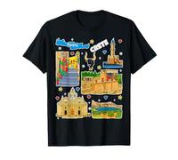 Creta Grecia Monumenti, Isola Greca Viaggi Souvenir Design Maglietta